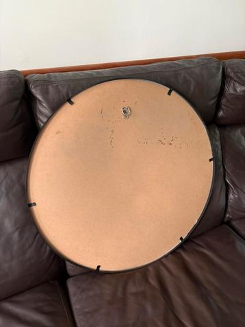 Ronde Spiegel met Zwarte Rand 60cm beschikbaar voor biedingen