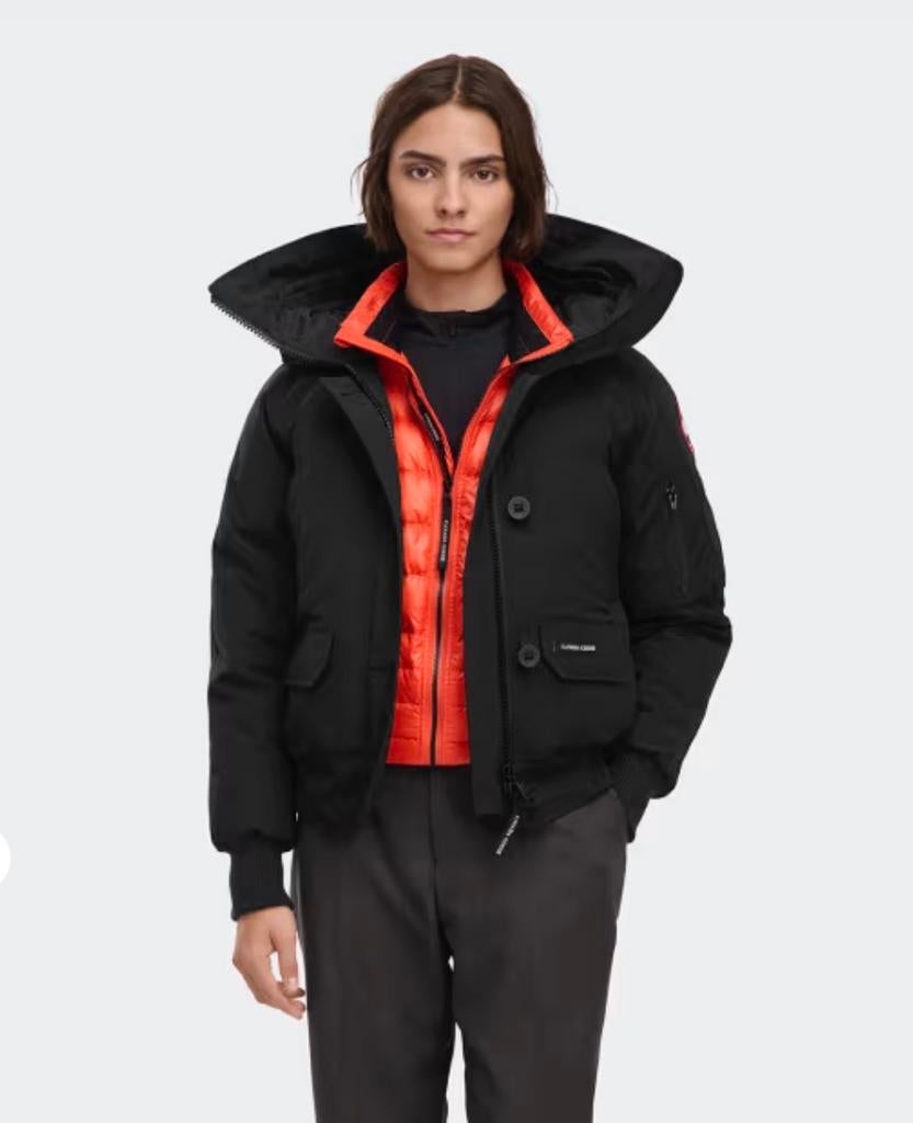 Canada Goose Chilliwack Bomber - Zwart - Maat M, Ophalen of Verzenden, Zo goed als nieuw, Maat 38/40 (M), Zwart