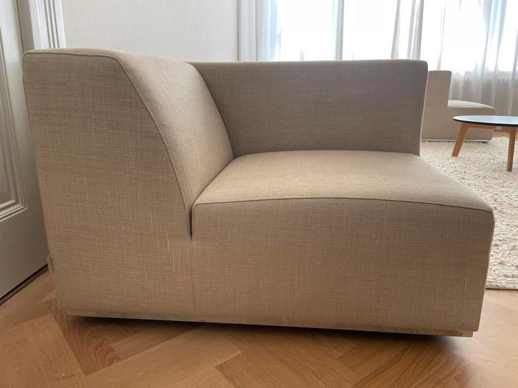 Bank Rambla merk Sur&plus, crèmekleurig, Huis en Inrichting, Banken | Sofa's en Chaises Longues, Zo goed als nieuw, Driepersoons