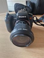 Sony alpha 300 camera met twee lenzen en twee reistassen, Ophalen, Sony, 8 keer of meer
