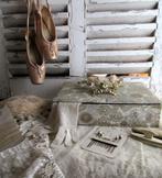 oude stoffen doos *Marries*, Antiek en Kunst, Verzenden