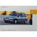 Opel Zafira A Instructieboekje 2003 -02 #1 Nederlands, Ophalen of Verzenden