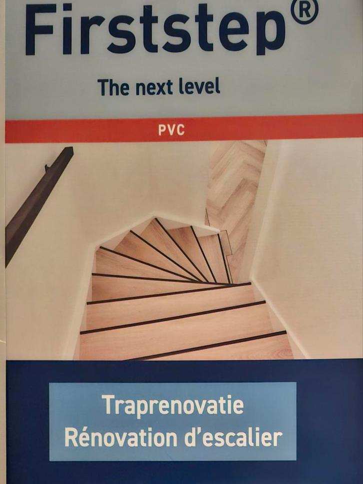 Trapbekleding pvc van Firststep, Huis en Inrichting, Stoffering | Vloerbedekking, Nieuw, Vinyl, Grijs, minder dan 10 m², Ophalen of Verzenden