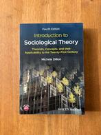 Introduction to Sociological Theory 4th edition, Boeken, Ophalen of Verzenden, Zo goed als nieuw, Overige niveaus