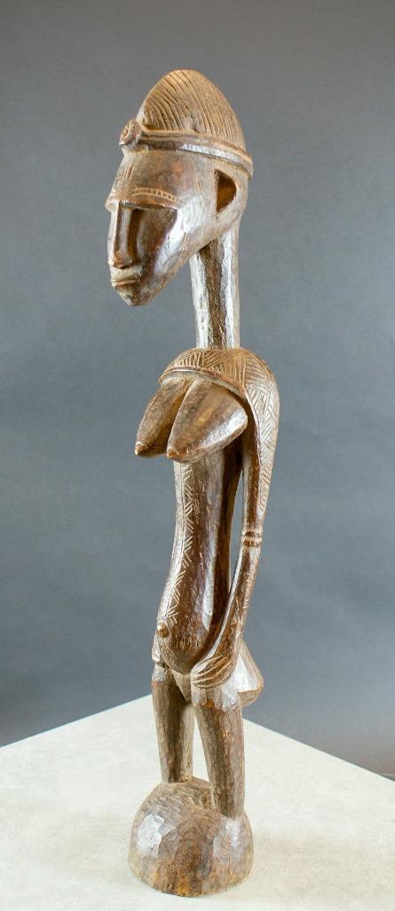 vrouwelijke Voorouderfiguur - Dogon - Mali 70 cm, Antiek en Kunst, Kunst | Niet-Westerse kunst, Ophalen of Verzenden