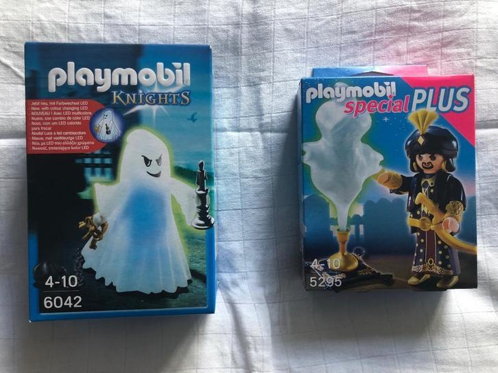 Halloween Playmobil 6042 Spook Color Change LED + 5295 GEEST, Kinderen en Baby's, Speelgoed | Playmobil, Zo goed als nieuw, Complete set