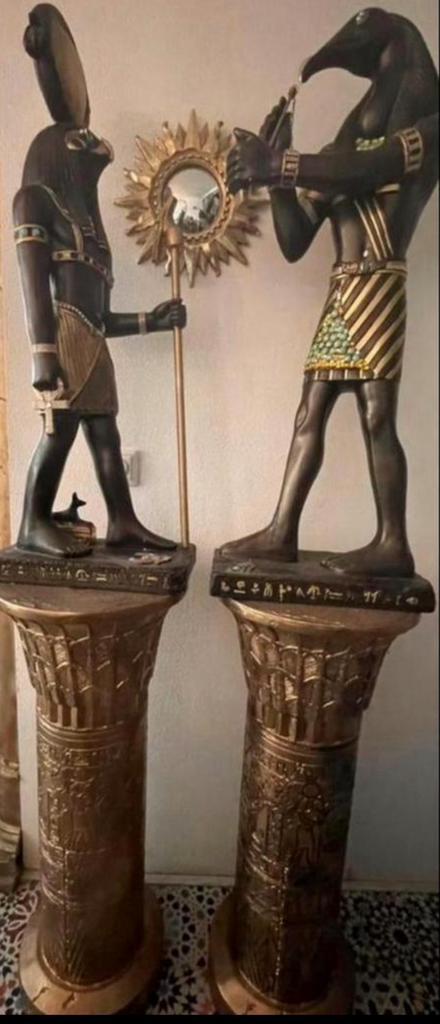 Prachtige Egyptische beelden, Antiek en Kunst, Kunst | Niet-Westerse kunst, Ophalen of Verzenden