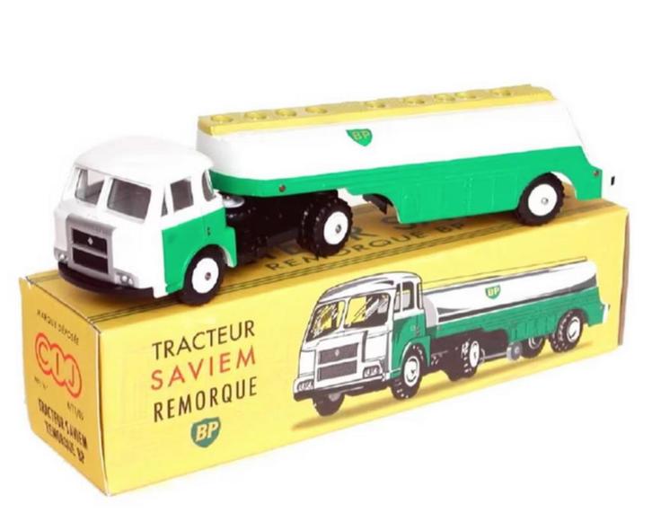 Saviem BP tankwagen schaal 1/43 CIJ Norev ref. 4/71/05, Hobby en Vrije tijd, Modelauto's | 1:43, Nieuw, Bus of Vrachtwagen, Norev