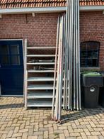 ROLSTEIGER ALUMINIUM CUSTERS, Doe-het-zelf en Verbouw, Steigers, Ophalen, Gebruikt, Rolsteiger of Kamersteiger, 5 meter of hoger