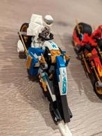 Lego ninjago 70667 kai's blade cycle & zane's snowmobile, Complete set, Ophalen of Verzenden, Lego, Zo goed als nieuw