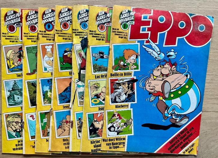 EPPO -1e jaargang 1975 - de eerste nummers, Verzamelen, Tijdschriften, Kranten en Knipsels, Tijdschrift, 1960 tot 1980, Ophalen of Verzenden