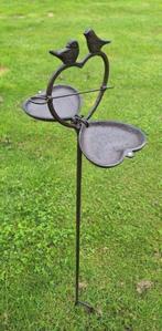 Tuinsteker Tuinprikker Gietijzer Vogel Voederschaal Nieuw, Tuin en Terras, Ophalen of Verzenden, Nieuw