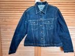 Dames Jeans jacket donkerblauw, Gedragen, Blauw, Maat 42/44 (L), Ophalen of Verzenden