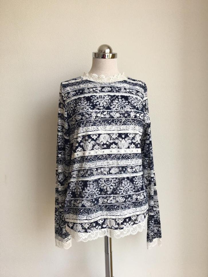 iN FRONT SHIRT MT:M 38/40 NIEUW MET KAARTJE, Kleding | Dames, T-shirts, Nieuw, Maat 38/40 (M), Overige kleuren, Lange mouw, Verzenden