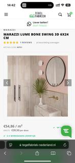 Marazzi Lume Bone Swing 3D tegels - 0,7m2, Doe-het-zelf en Verbouw, Tegels, Ophalen, Nieuw, Minder dan 20 cm, 20 tot 40 cm