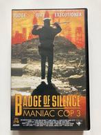 MANIAC COP 3 BADGE OF SILENCE (PLEASE READ REMARKS) (VHS), Vanaf 16 jaar, Ophalen of Verzenden, Zo goed als nieuw