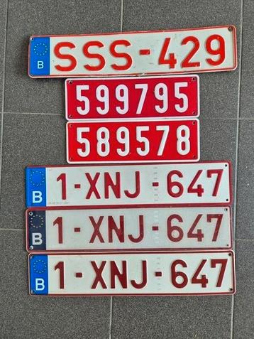 Nummerplaten €15 voor alles! beschikbaar voor biedingen