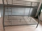 Metalen Stapelbed 3 personen, Gebruikt, 90 cm, 160 tot 180 cm, Tweepersoons