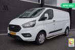 Ford Transit Custom 2.0 TDCI 130PK L2 EURO 6 - Airco - Navi, Voorwielaandrijving, Gebruikt, 4 cilinders, Wit