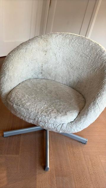 Witte ikea draaistoel