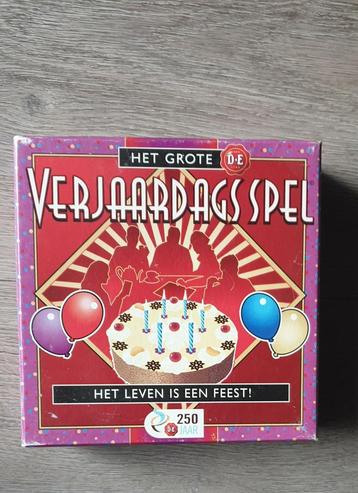 Verjaardags spel beschikbaar voor biedingen
