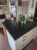 Keuken eiland, Huis en Inrichting, Keuken | Complete keukens, Ophalen, Zwart, Overige typen