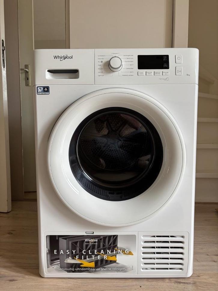 Whirlpool warmtepomp wasdroger A++ 2021, Witgoed en Apparatuur, Wasdrogers, Gebruikt, Overige typen, Voorlader, 6 tot 8 kg, Minder dan 85 cm