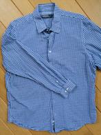 ANGELO LITRICO bloes overhemd blauw wit ruit maat XL, Blauw, Angelo Litrico, Ophalen of Verzenden, Zo goed als nieuw