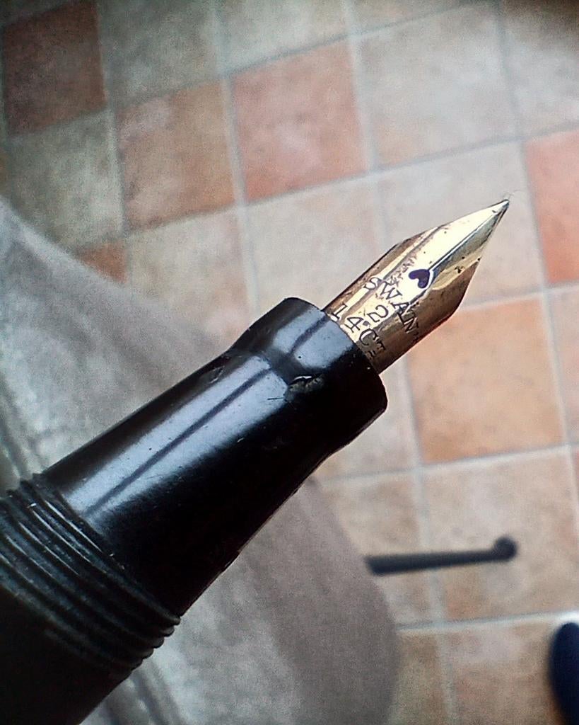 SWAN PEN vulpen originele verpakking, Overige merken, Gebruikt, Met doosje, Ophalen of Verzenden