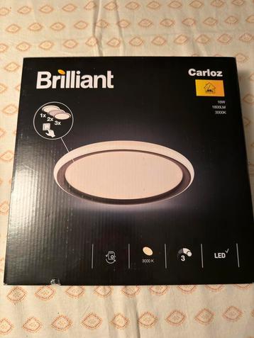 Brilliant Carloz LED Plafondlamp beschikbaar voor biedingen