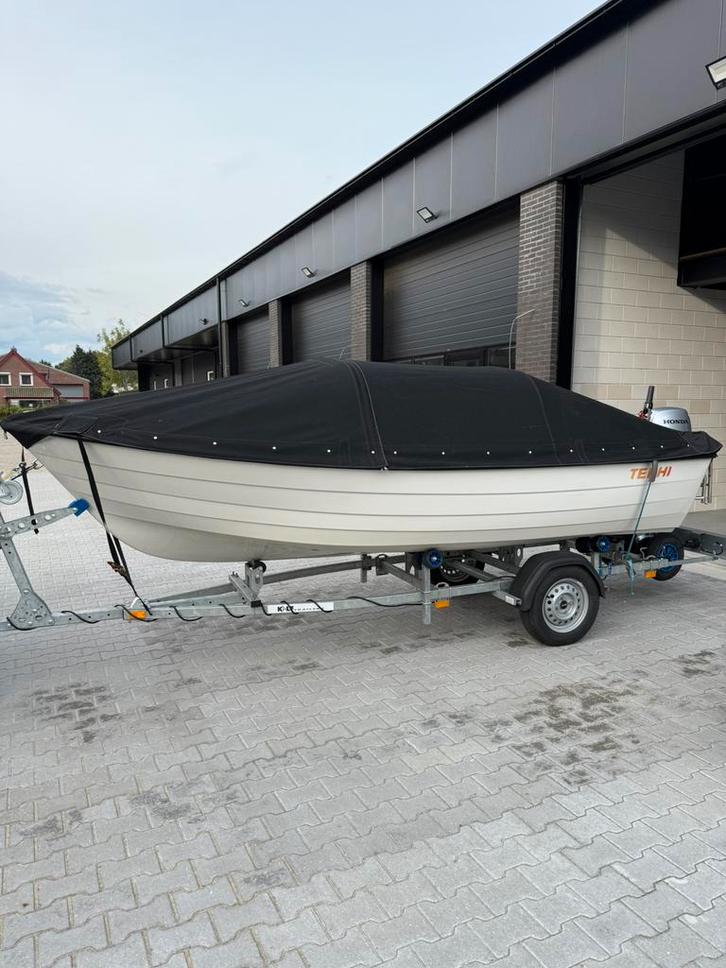 Nette Terhi Nordic 6020, Watersport en Boten, Vis- en Consoleboten, Zo goed als nieuw, Tot 10 pk, 3 tot 6 meter, Benzine, Buitenboordmotor