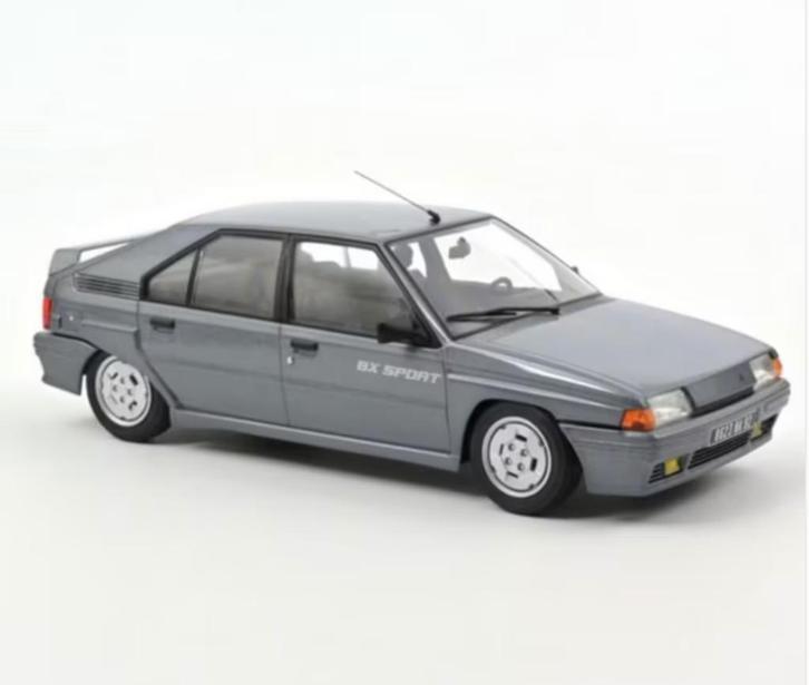 Citroen BX Sport '85 Fox Grijs NOREV schaal 1/18 ref. 181690, Hobby en Vrije tijd, Modelauto's | 1:18, Nieuw, Auto, Norev, Verzenden