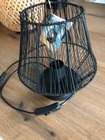 Metalen lamp tafellamp zwart nieuw, Ophalen of Verzenden, Nieuw, Zwart, Rond