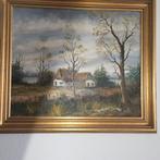 Landschap schilderij van H. Knauf, Antiek en Kunst, Kunst | Schilderijen | Klassiek, Ophalen