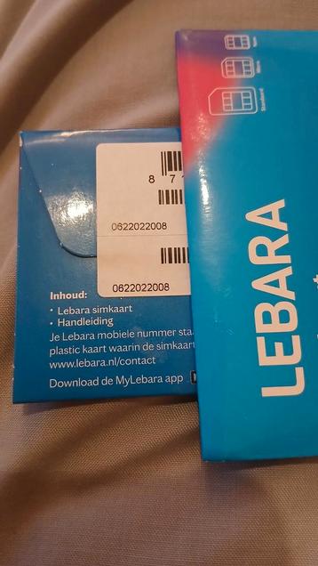 Lebara 0622022008  beschikbaar voor biedingen