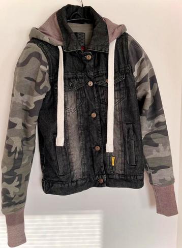 Booster kevlar dames motorjas leger print maat extra small beschikbaar voor biedingen