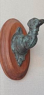 Vintage wandhaak voor teckel daschund hondenriem en/ of jas, Antiek en Kunst, Ophalen of Verzenden