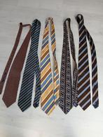 5 zijden stropdassen, Kleding | Heren, Stropdassen, Ophalen of Verzenden, Gedragen, Overige kleuren, Met patroon