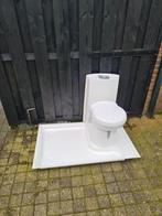 Douchebak met thetford c262 toilet, Zo goed als nieuw