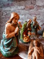 Oude antieke brocante kerstgroep, Antiek en Kunst, Antiek | Religie, Ophalen of Verzenden