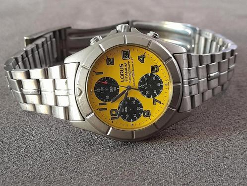 Lorus vintage Chronograaf Titanium Seiko uurwerk, Sieraden, Tassen en Uiterlijk, Horloges | Heren, Ophalen of Verzenden