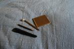 vintage make-up spiegeltje, handtas, Sieraden, Tassen en Uiterlijk, Tassen | Damestassen, Ophalen of Verzenden, Gebruikt, Overige kleuren