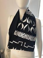 Ongetemd col shawl shaal zwart wit print hollands glorie, Verzenden, Maat 46/48 (XL) of groter, Zo goed als nieuw, Ongetemd