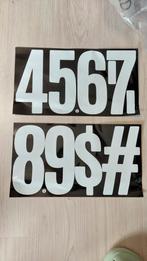 Cijfer stickers, Ophalen of Verzenden