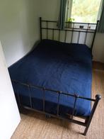 tweepersoons spijlenbed, Ophalen, Gebruikt, Zwart, Tweepersoons