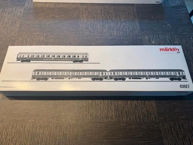 Marklin 43927 rijtuigenset, Hobby en Vrije tijd, Modeltreinen | H0, Zo goed als nieuw, Wagon, Wisselstroom, Märklin, Ophalen of Verzenden
