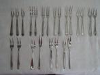 23 Diverse vleesvorkjes van Gero Zilmeta en Sola GZ, Ophalen of Verzenden, Zo goed als nieuw, Rvs of Chroom, Los bestek