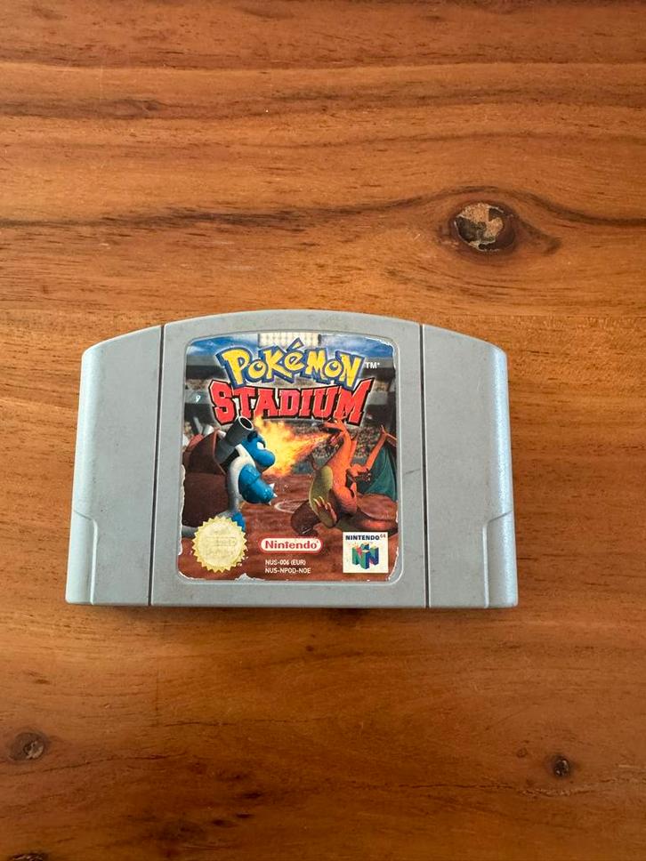 Pokemon Stadium - Nintendo 64, Spelcomputers en Games, Games | Nintendo 64, Gebruikt, Vechten, 1 speler, Vanaf 7 jaar, Eén computer