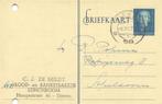 C.J. de Mildt, Dieren - 12.1949 - briefkaart, Postzegels en Munten, Ophalen of Verzenden, Envelop