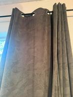 Mooie grijze gordijnen 5x, Huis en Inrichting, Stoffering | Gordijnen en Lamellen, Ophalen of Verzenden, Zo goed als nieuw